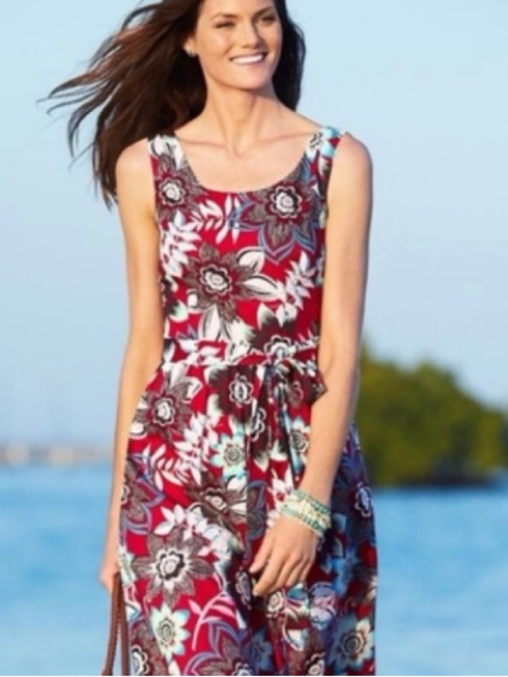Talbots Floral Fit & Flare Dress